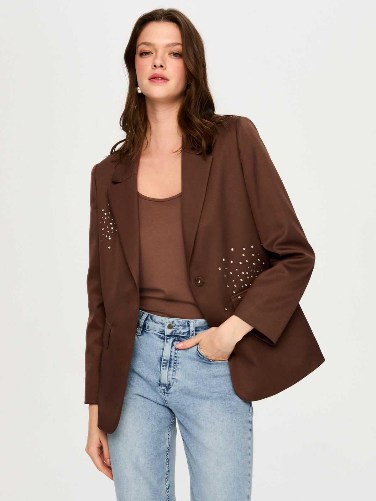 Taş Süslemeli Blazer Ceket S26CKT028