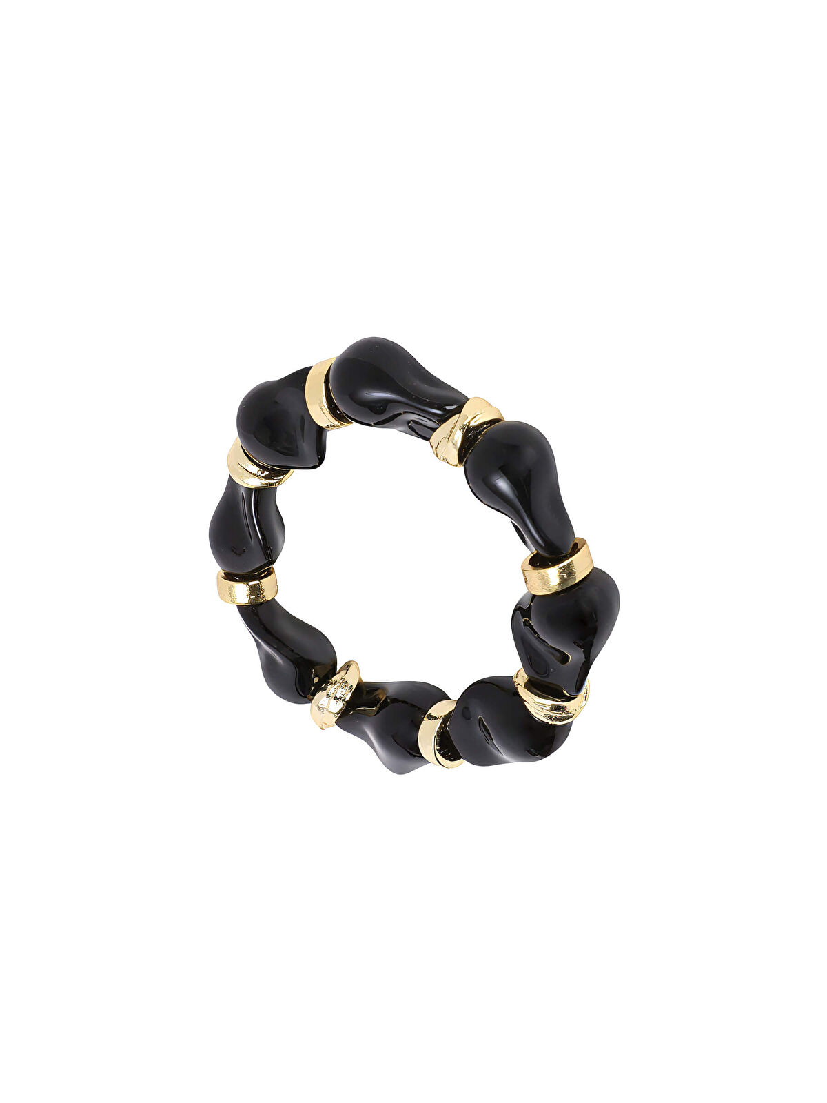 Gold Detaylı Taş Bileklik W27BLK002