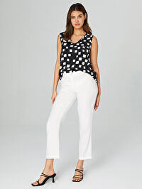 Slim Fit Krep Pantolon B00049