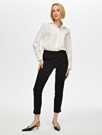 Slim Fit Örme Pantolon B00053-1