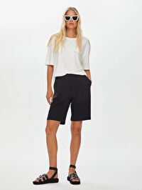 Normal Bel Regular Fit Şort B00062-1