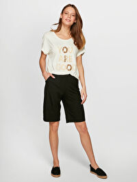 Normal Bel Regular Fit Şort B00063
