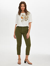 Slim Fit Coton Parça Boya Pantolon S25PNT001