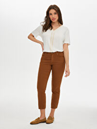 Slim Fit Coton Parça Boya Pantolon S25PNT001