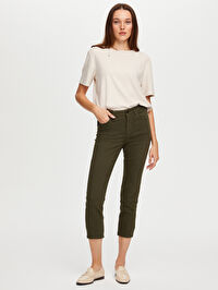Slim Fit Coton Parça Boya Pantolon W26PNT001