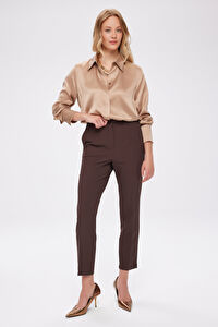 Arka Kemeri Lastikli Slim Fit Pantolon W27PNT001