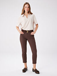 Slim Fit Coton Parça Boya Pantolon W27PNT004