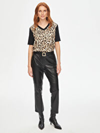 Slim Fit Deri Pantolon 69700