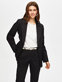Kargo Cep Detaylı Pamuklu Blazer Ceket S25CKT018