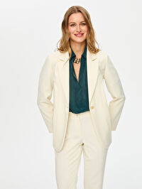 Gold Düğmeli Şık Blazer Ceket S26CKT018