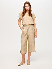 Resort Beli Lastiki Comfort Fit Rayon Capri S26CPR010
