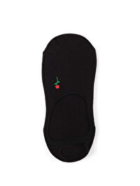 Çiçek Nakışlı Babet Çorap S26CRP002