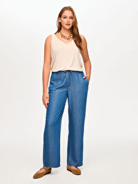 Wıde Leg Fıt Liyoselli Jean Pantolon S26JPN009
