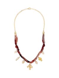 Boncuk Detaylı Gold Metal Kolye S26KLY014