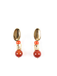 Taş Ve Boncuklu Küpe S26KUP010