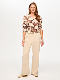 Straight Fit Liyoselli Parça Boya Pantolon S26PNT011