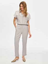 Beli Lastikli Comfort Fit Krep Pantolon S26PNT022