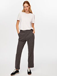 Kaşkorse Örme Wide Leg Fit Eşofman Alt W26ESA001