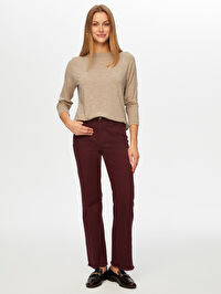 Wide Leg Fit Renkli Jean Pantolon W26JPN001