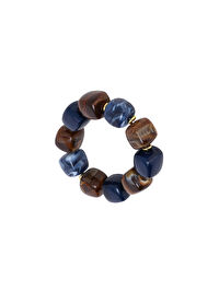 Taşlı Lastikli Bileklik W27BLK008