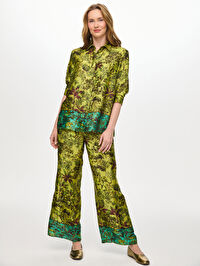 Eteği Sulu Jungle Desen Tunik W27TNK002